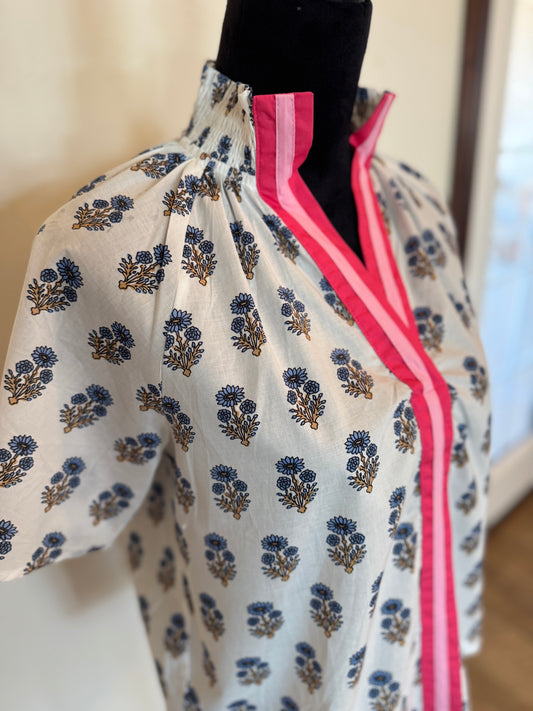 The Jackie Flower Print Top