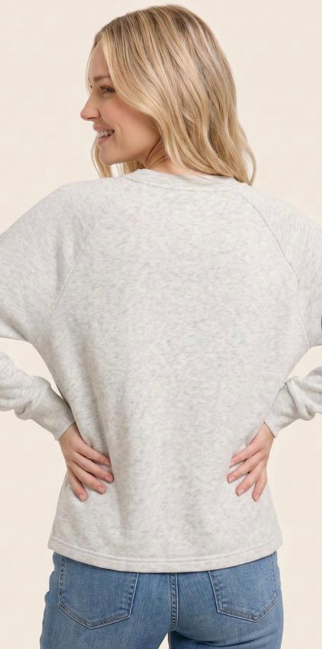Knit Top - Super Soft Ash Grey