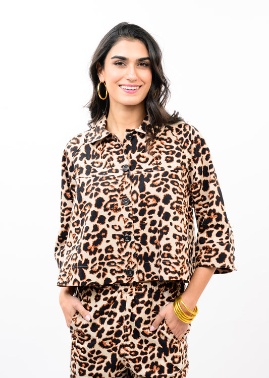 Ivy Jane - Leopard Swing Jacket