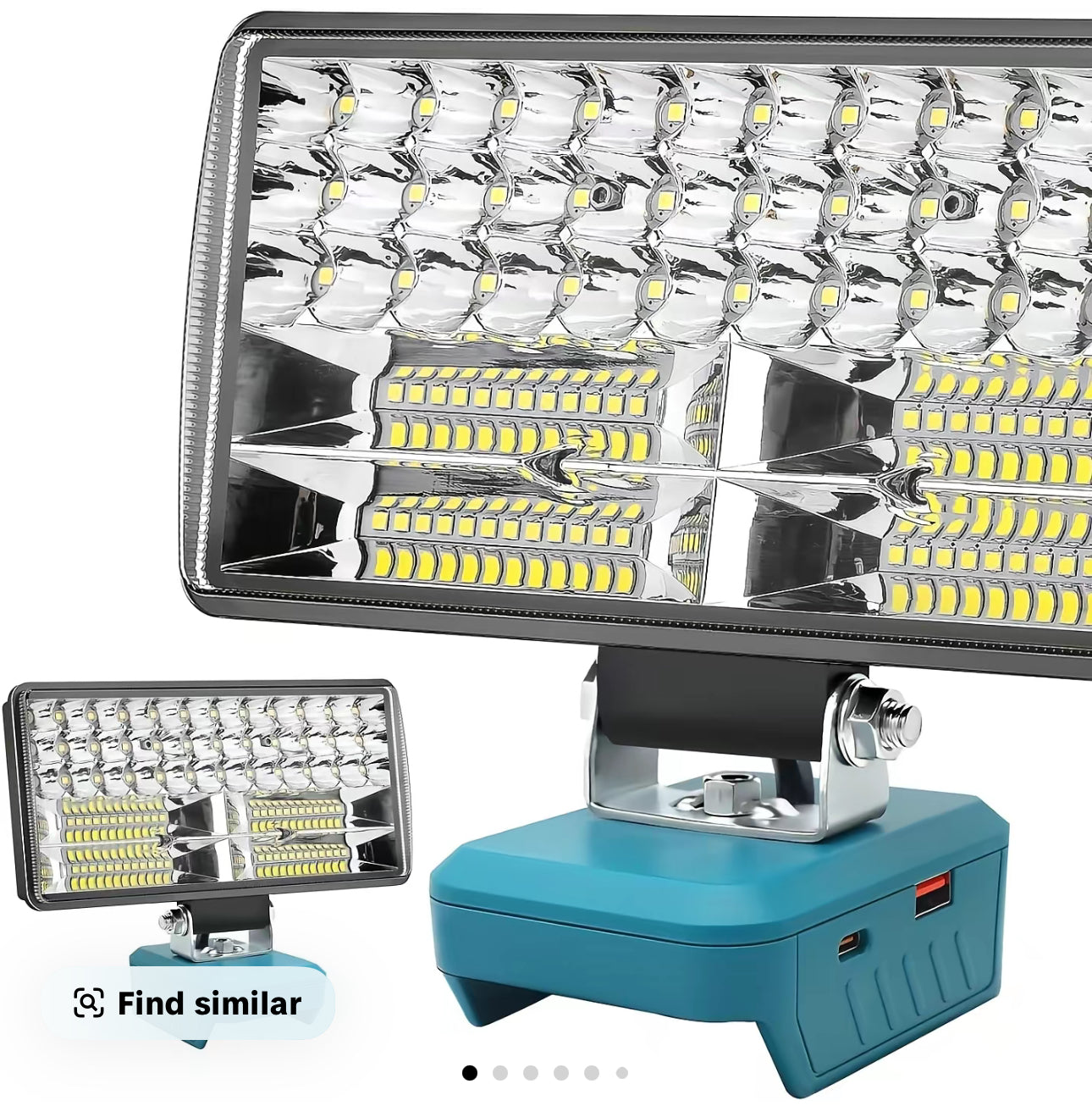 LED SPOT/FLOOD COMBO LIGHT - FOR MAKITA 18V BATTERY