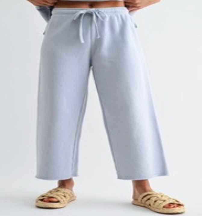 Malibu wide leg fleece pant